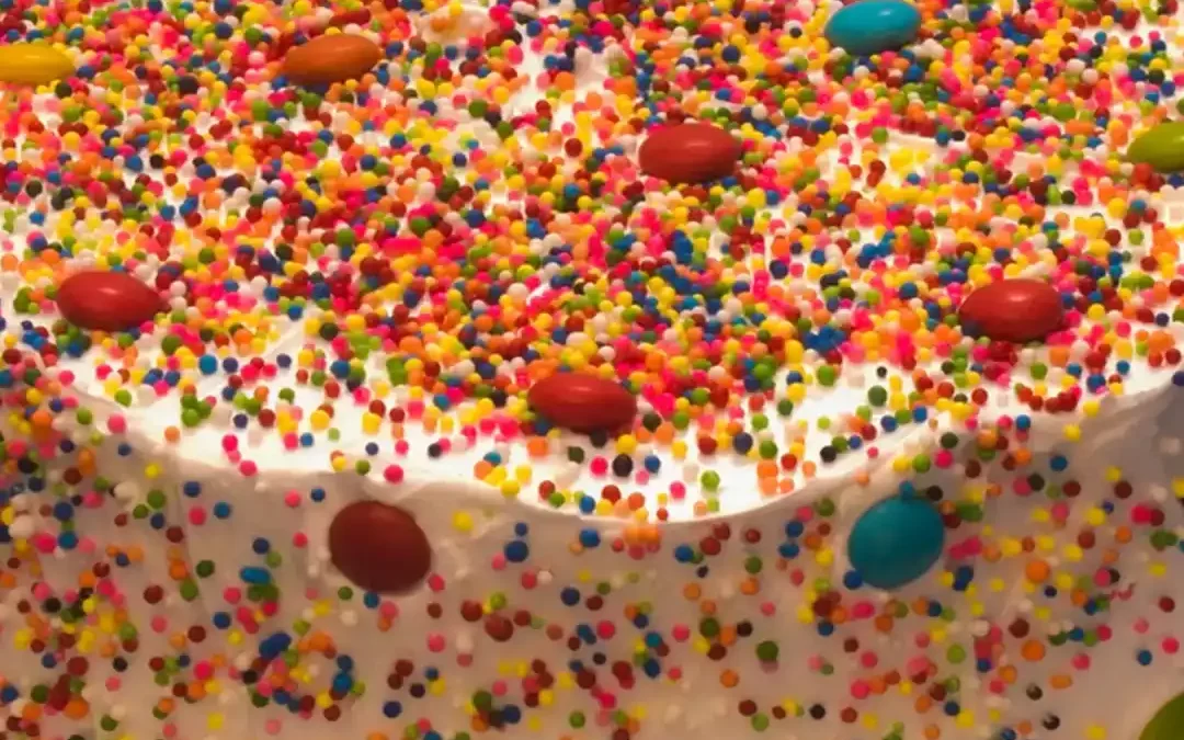 Ponqué Pepitas de Colores